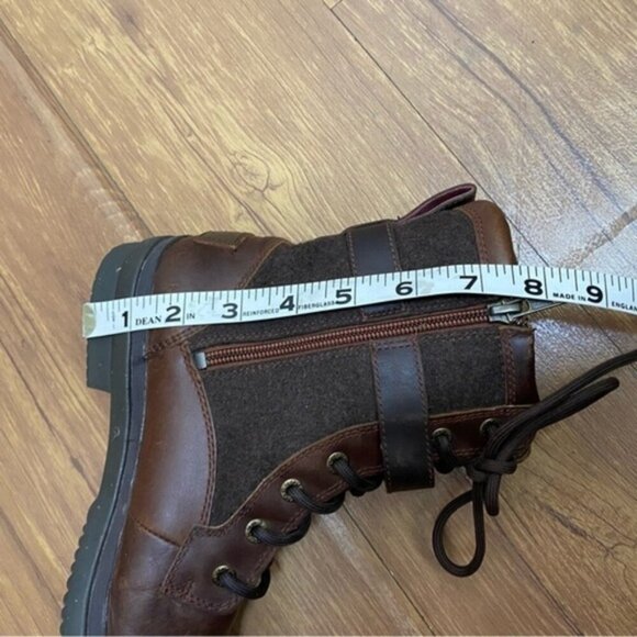 UGG Kesey Waterproof Brown Leather Lace Up Winter Boots Women Size 7.5 - Picture 7 of 10